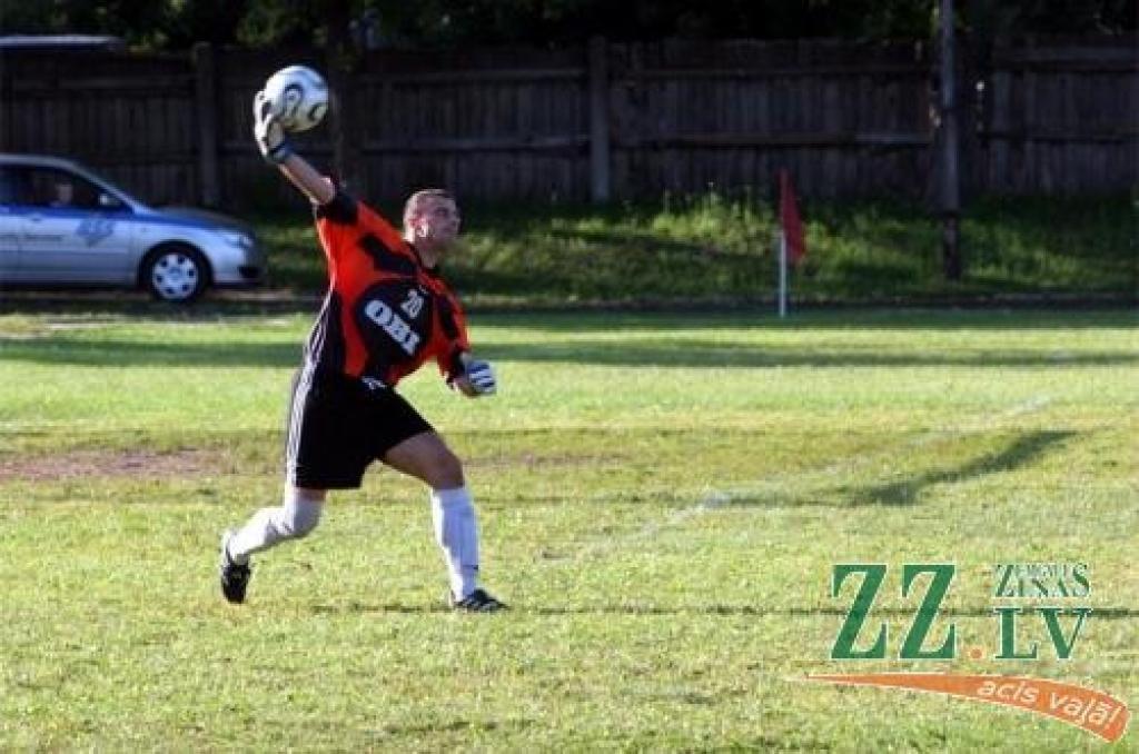 FK «Jelgava» vārtsargs Aleksandrs Čumakovs.
Autors: No redakcijas arhīva.