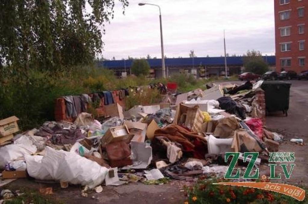 Izgāztuve pagalmā. Kurš ir atbildīgs par atkritumu savākšanu?
Autors: No lasītāja arhīva.