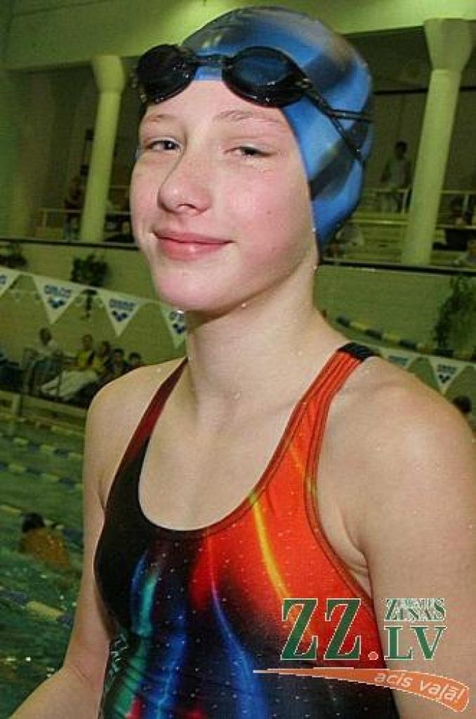 Jaunā junioru čempione Agnese.
Autors: No personīgā arhīva.