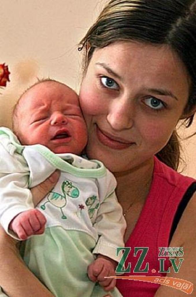 Ineses Judina ar dēliņu Mihails.
Autors: Agris Samcovs.