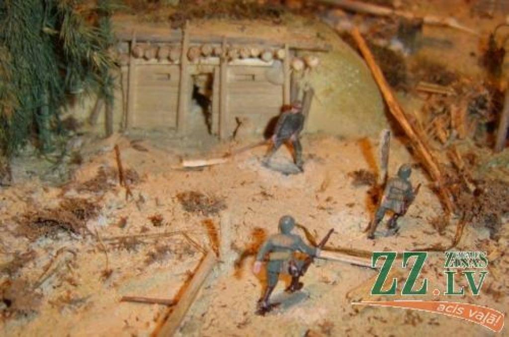 Mērogā 1 pret 72 izgatavotais makets ir gluži kā vizuāla mācību grāmata.
Autors: Jānis Bērziņš.