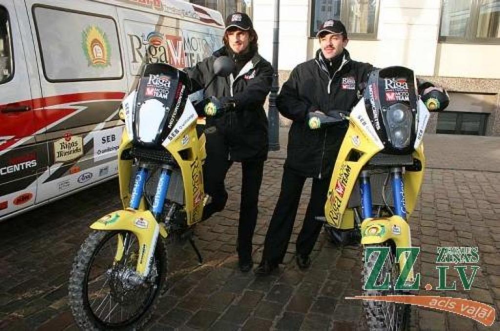 Brāļi Vinteri startam gatavi.
Autors: Agris Samcovs.