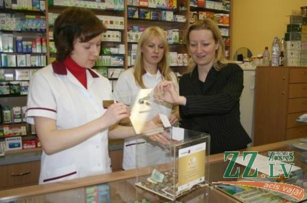 Valdekas aptiekas ziedojumu kastē bija vairāk nekā 87 lati.
Autors: Linda Lindenbauma.