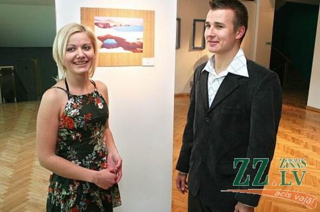 Sandris Žeivots, Alise Raupe un viņas fotogrāfija «Tilts».
Autors: Agris Samcovs.