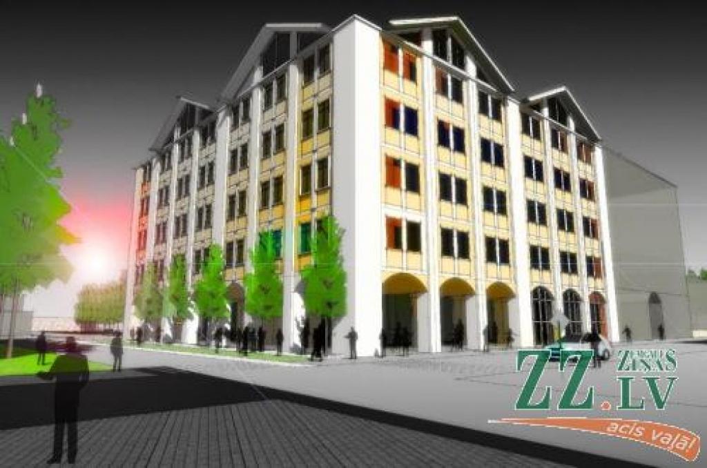 SIA «ACD» sola, ka drīz šajā vietā sliesies visskaistākā ēka pilsētā.
Autors: Arhitektu birojs «Arhitektūra un vide».