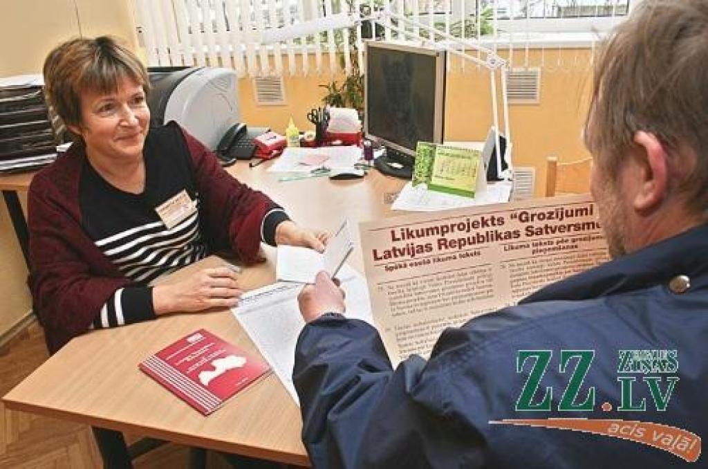 Valgundē par grozījumiem Satversmē līdz vakardienai bija parakstījušies tikai 16 iedzīvotāji. Komisijas darbiniece Maija Lasmane atgādina, ka organizatori nedrīkst skaidrot vai komentēt kāpēc jāpiedalās parakstu vākšanā.
Autors: Agris Samcovs.