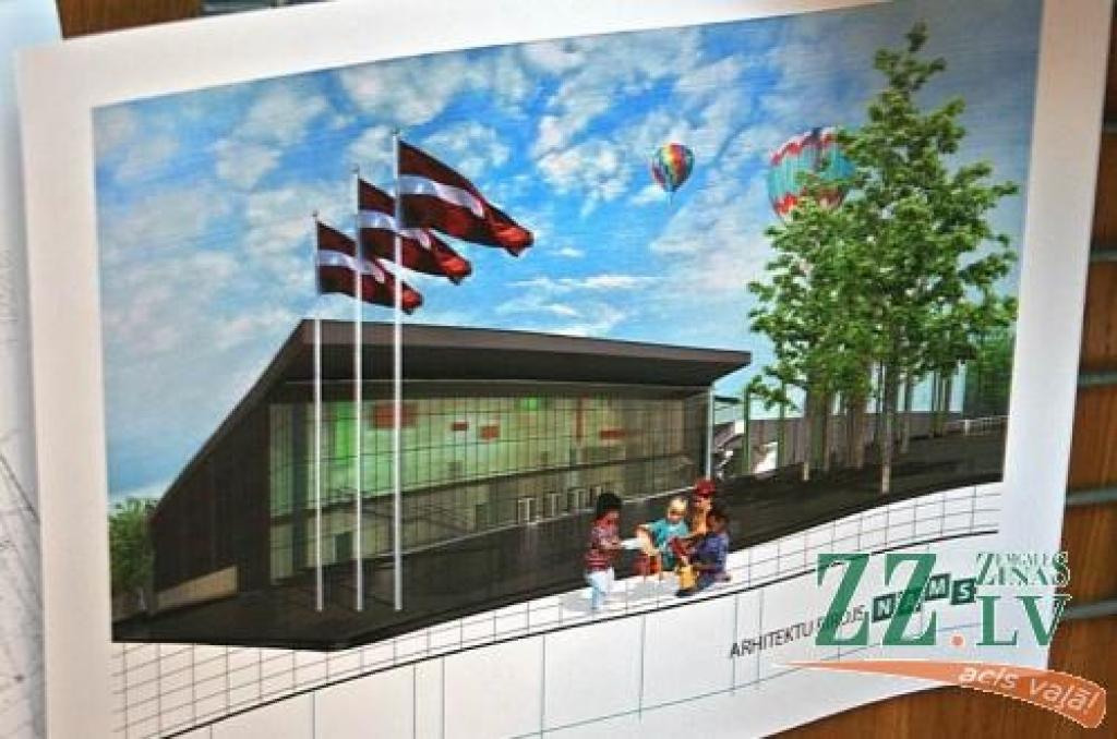 Viena no arhitektu izstrādātajām skicēm.
Autors: Agris Samcovs.