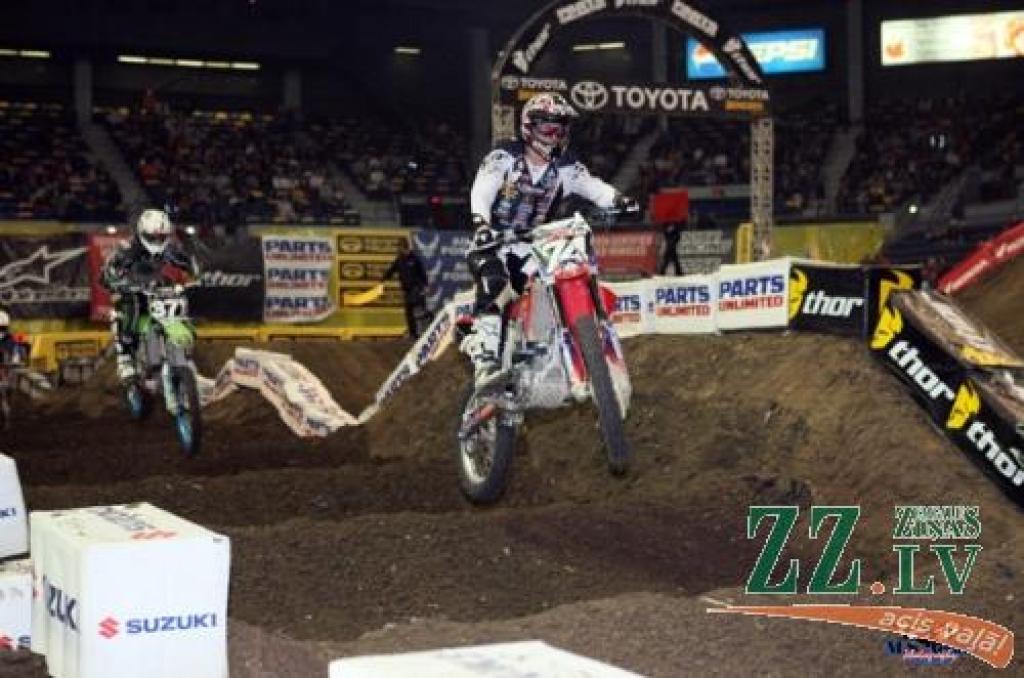 Trasē Ivo Šteinbergs – ar 74. numuru.
Autors: No I.Šteinberga personīgā arhīva.