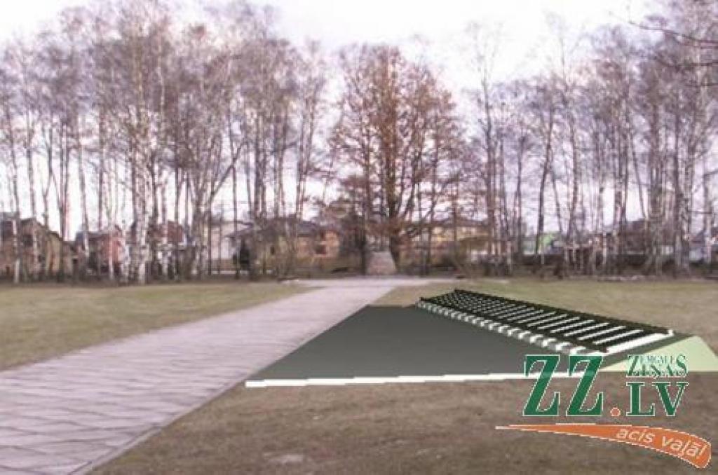 Mākslinieka Georga Svikuļa un ainavu arhitekta Andreja Lomakina veidotais Svētbirzes memoriāls «Ciešanu ceļš» ar plāksnēm, uz kurām būs komunistiskā režīma upuru vārdi.
Autors: No būvvaldes arhīva.