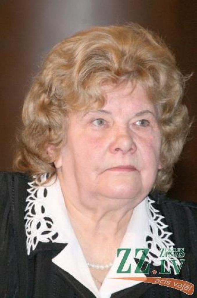Latvijas Pensionāru Federācijas priekšsēdētāja Aina Verze.
Autors: No «Ziņu» arhīva.