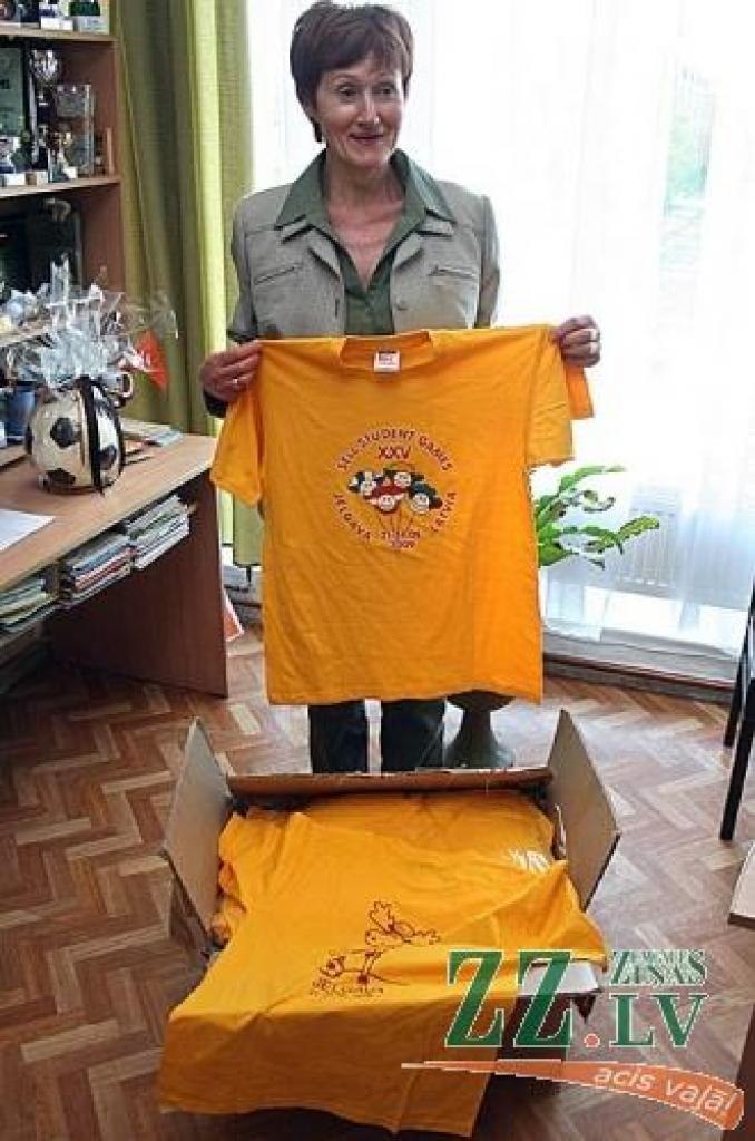 LLU Sporta kluba vadītāja Zilvija Poča iepriekšējā vakarā pirms došanās uz Somiju.
Autors: Agris Samcovs.