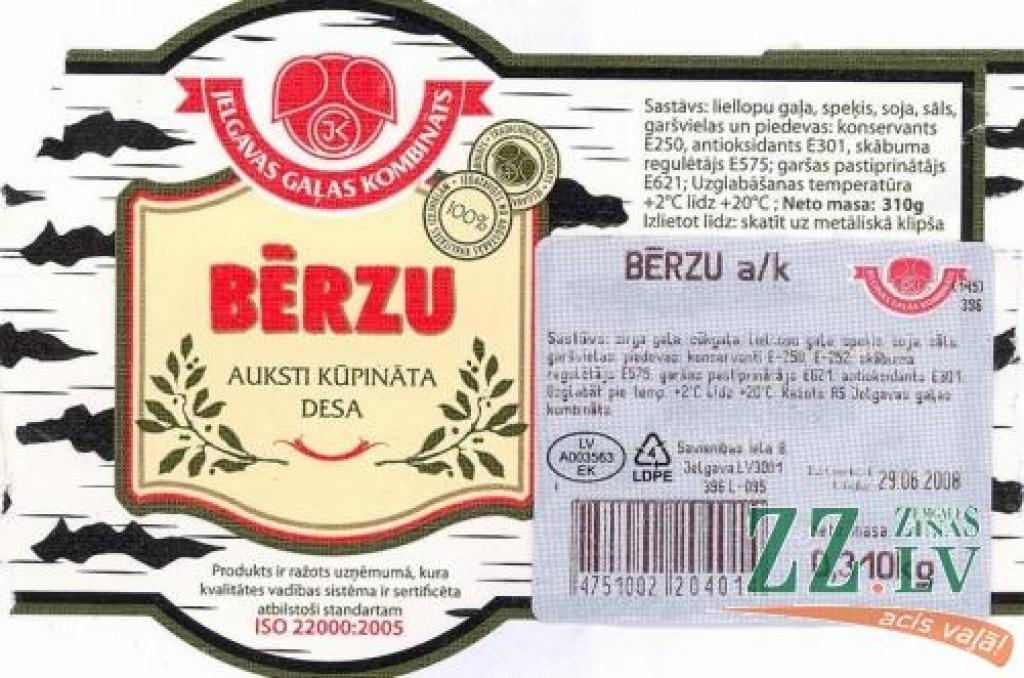 Uz desas iepakojuma ir divas uzlīmes, kurās minētas dažādas sastāvdaļas. Ražotāji apgalvo, ka informācija no abām pilnībā atbilst patiesībai.