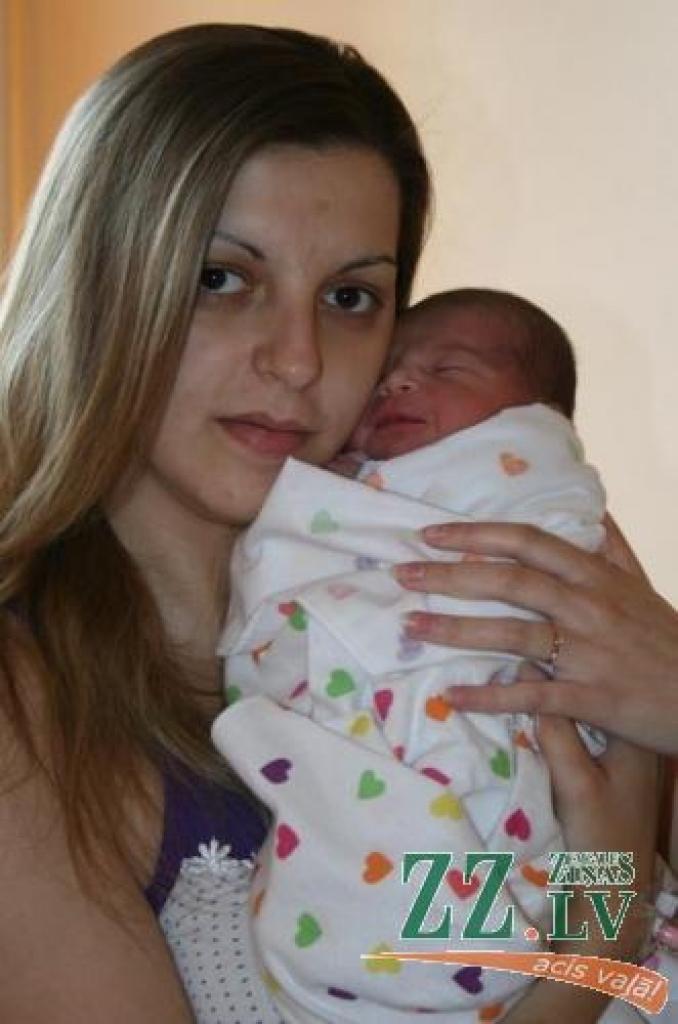 Kristīne Potrašēvica ar dēliņu Fēliksu.
Autors: Lāsma Antoneviča.