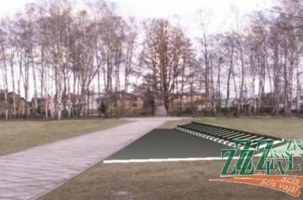 Mākslinieka Georga Svikuļa un ainavu arhitekta Andreja Lomakina veidotais Svētbirzes memoriāls «Ciešanu ceļš» ar plāksnēm, uz kurām būs komunistiskā režīma upuru vārdi.
Autors: No būvvaldes arhīva.