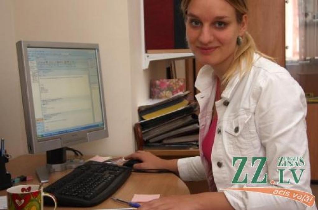 Jelgavniecei Laumai Ziemeļniecei pirmā darbavieta ir LLU. 
Autors: Krišjānis Grantiņš.