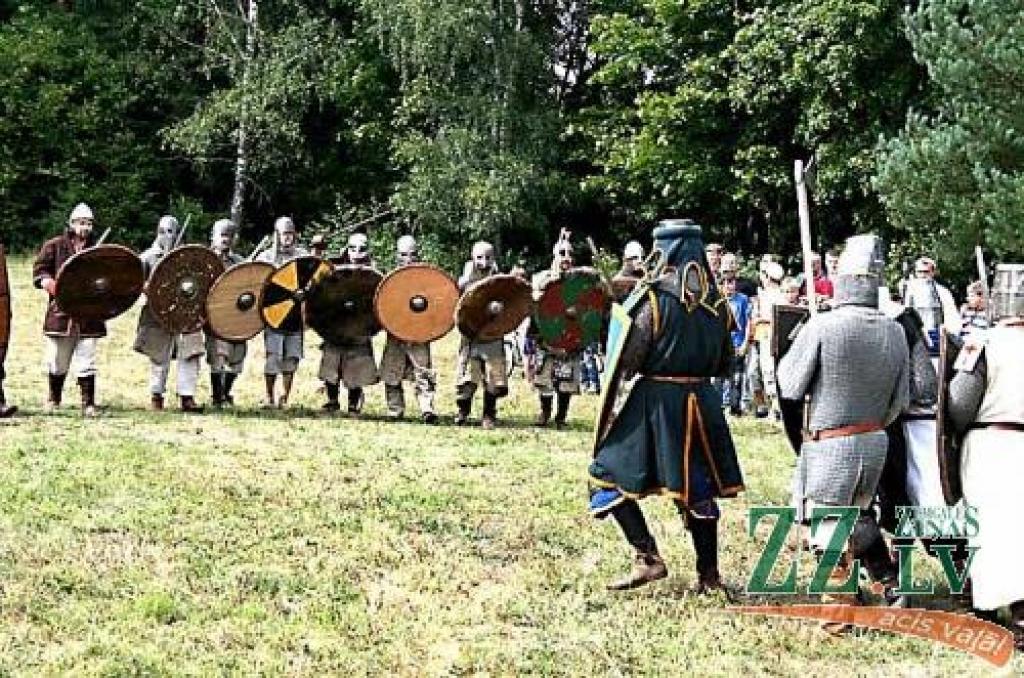 Notiek pēdējā krustnešu un baltiešu cilšu cīņa.
Autors: Elga Dudareva.