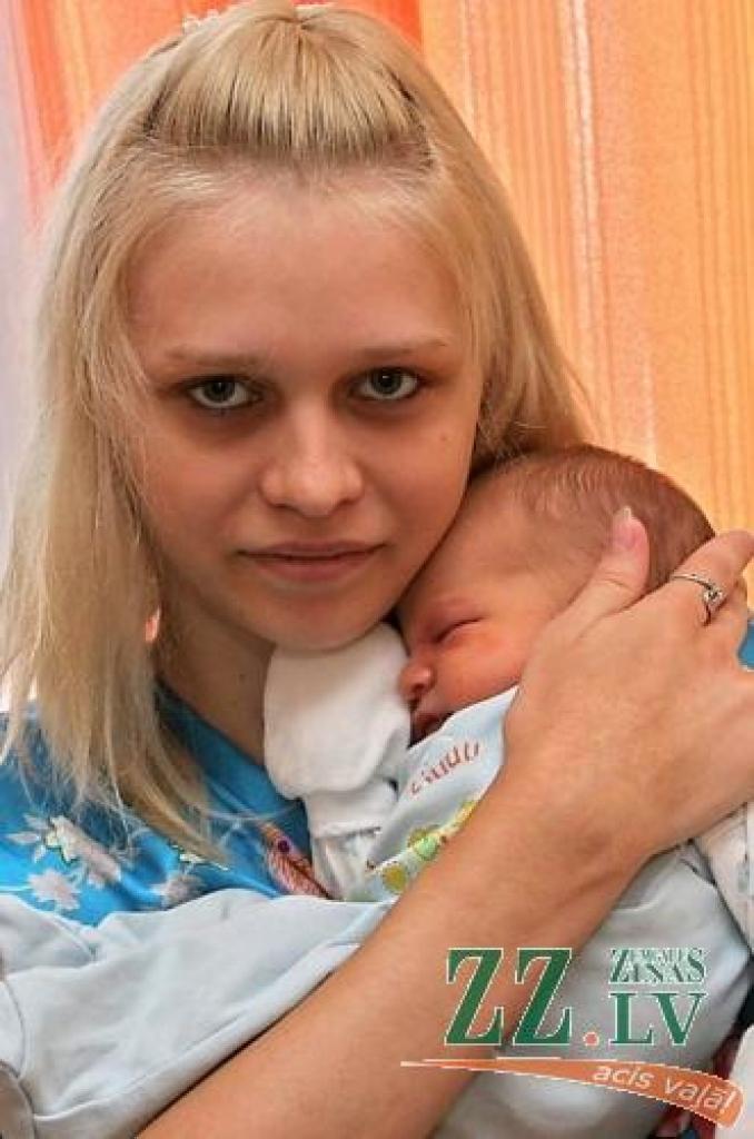 Inese Drusta ar mazo Gerhardu.
Autors: Agris Samcovs.