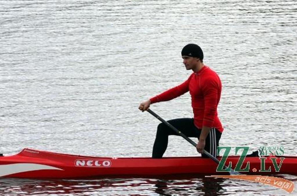 Uzvarētājs kanoistu konkurencē - Andrejs Šudeiķis.
Autors: Krišjānis Grantiņš.