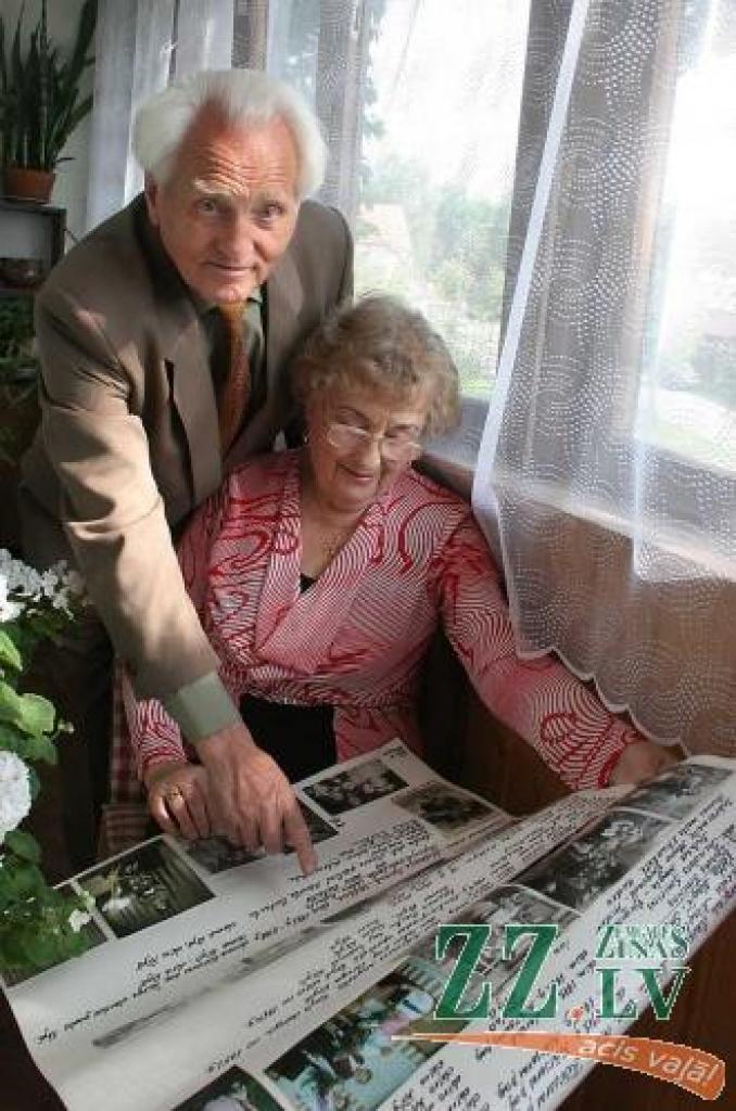 Vladislava un Salimons Kivļi savu ievērojamo jubileju priekšvakarā.
Autors: Māra Ozola.