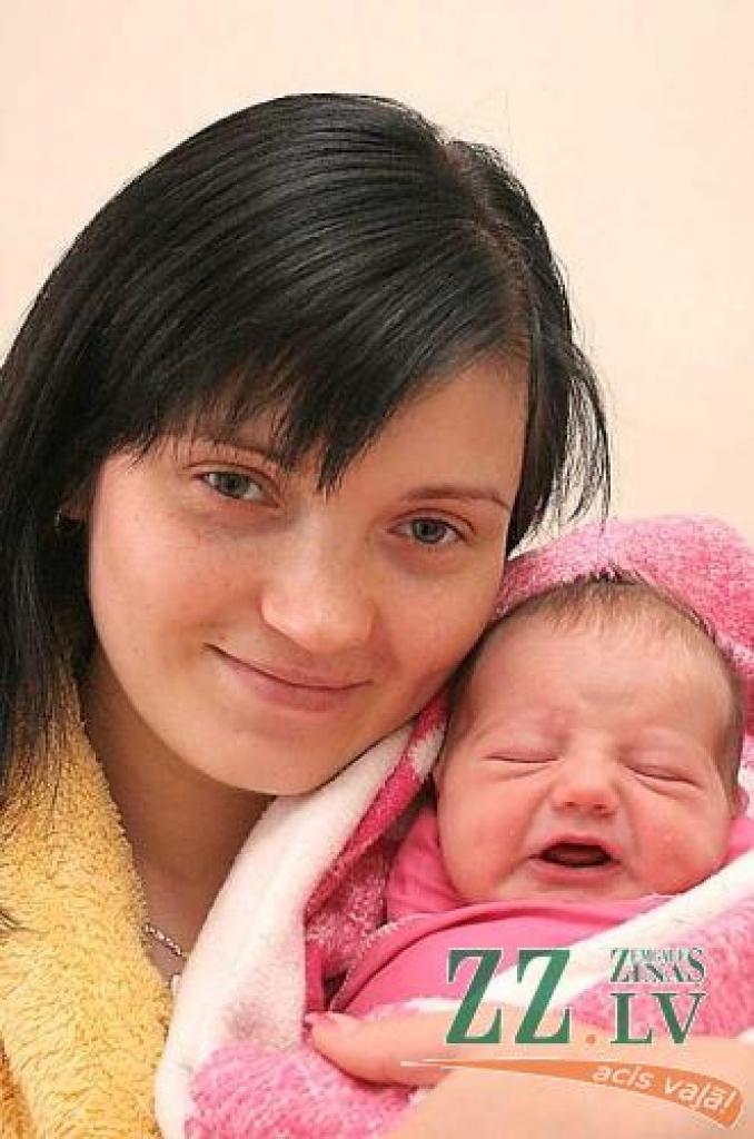 Inese Pļavāne ar meitiņu Lauru.
Autors: Māra Ozola.