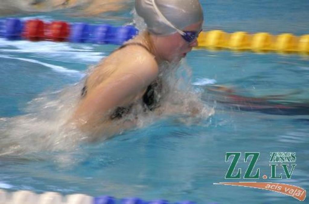 Viktorija Paegle sacensībās izcīnīja 1.vietu 50 m un 100 m brasā, kā arī 3.vietu 100 m kompleksā.
Autors: No Jelgavas Specializētās peldēšanas skolas arhīva.