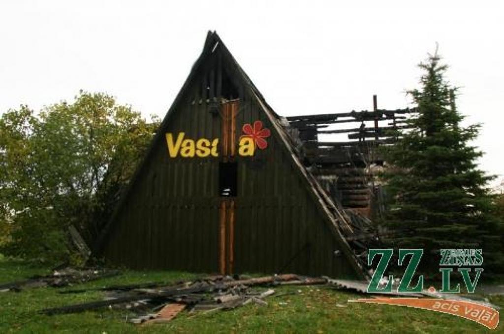 Kādreizējo kafejnīcu «Vilnītis» joprojām grezno uzraksts «Vasara»... Diemžēl no uguns liesmām tā samērā īsā laikā cietusi ne reizi vien.
Autors: Inga Karlinska.