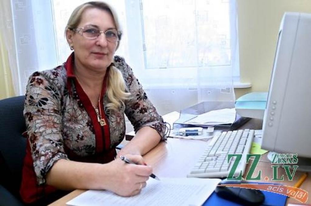 Jelgavas 4.pamatskolas sociālā pedagoģe Irēna Buķevica.
Autors: Agris Samcovs.