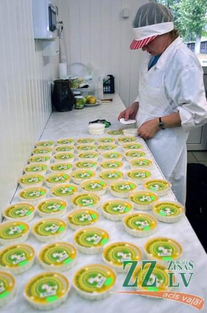 Ozolnieku novada zemnieku saimniecībā «Līcīši» ražotais kazas siers.
Autors: No «Ziņu» arhīva.