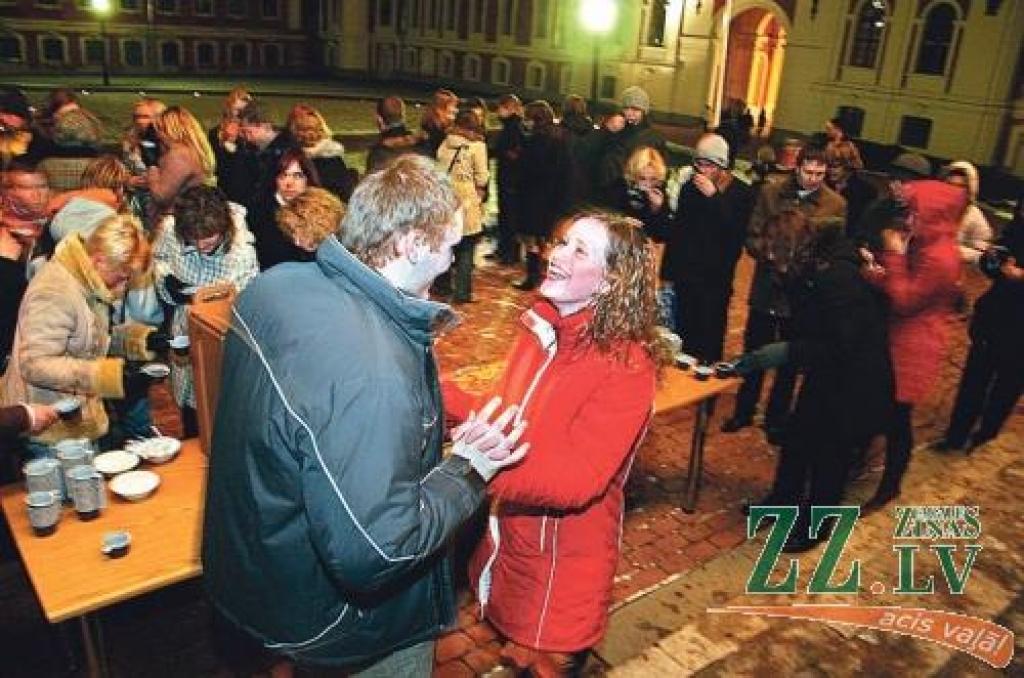 Mirklis no aizvadītā gada Studentu dienām.
Autors: No «Ziņu» arhīva.