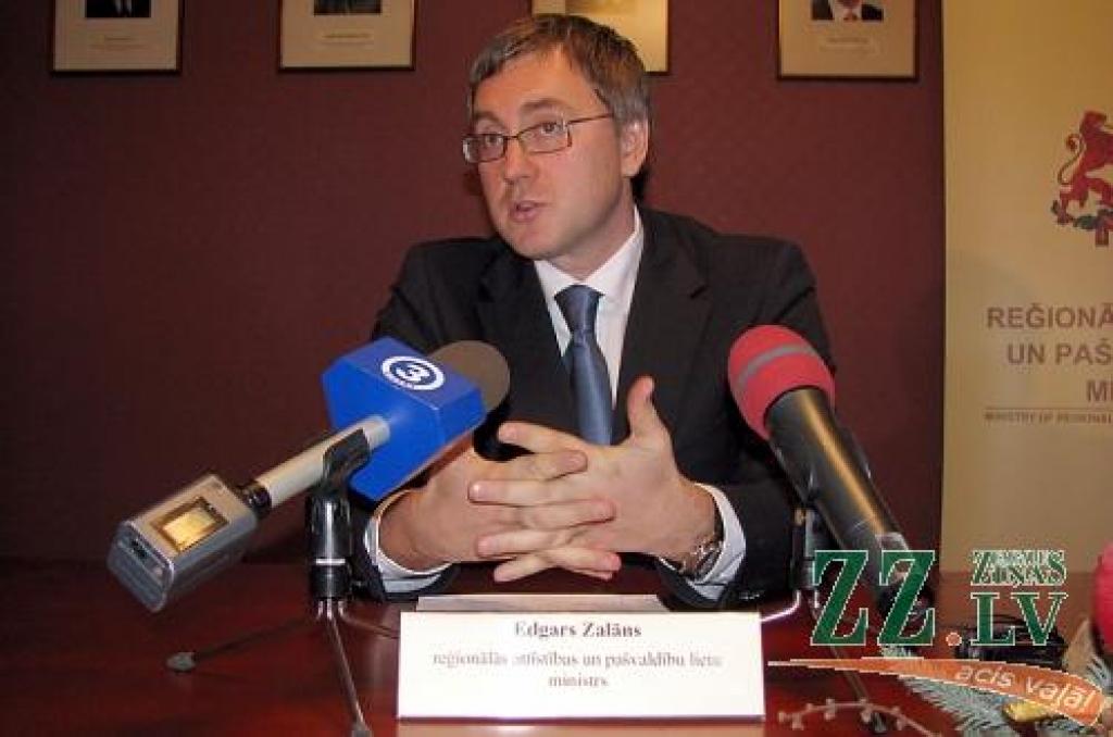 Reģionālās attīstības un pašvaldību lietu ministrs Edgars Zalāns 109 novadu modeli dēvē par visoptimālāko.
Autors: Edgars Sauka.