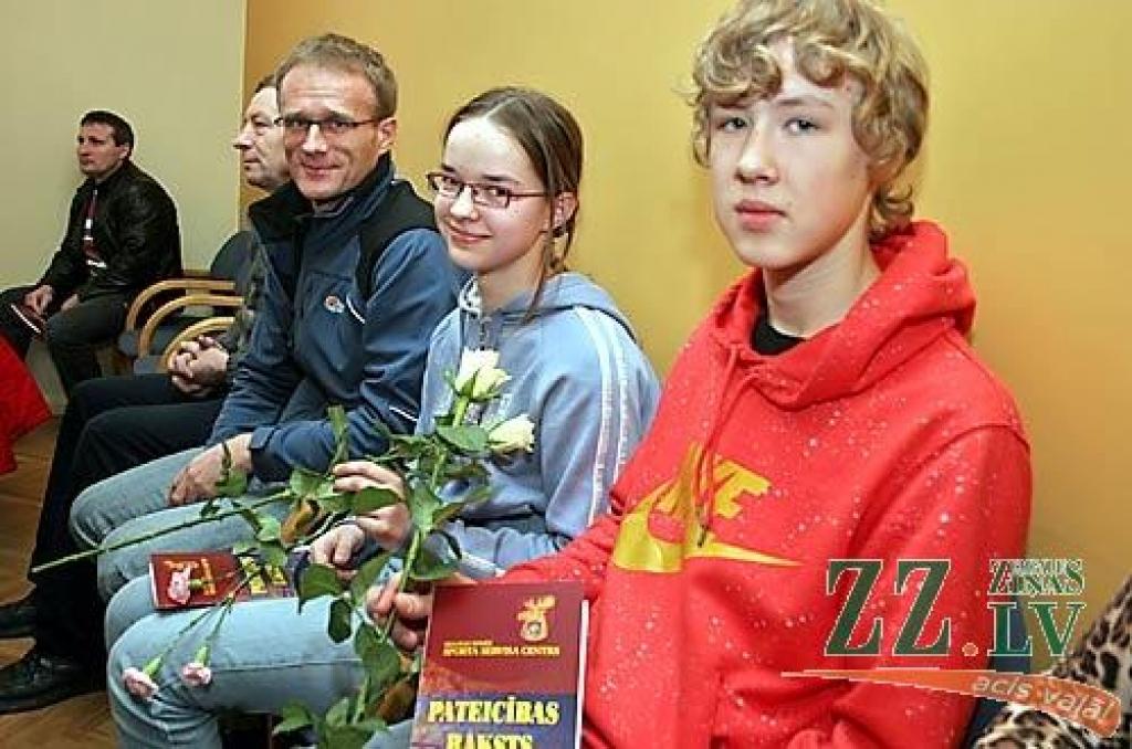 Liene Vaitkeviča un Nauris Hofmanis.
Autors: Agris Samcovs.