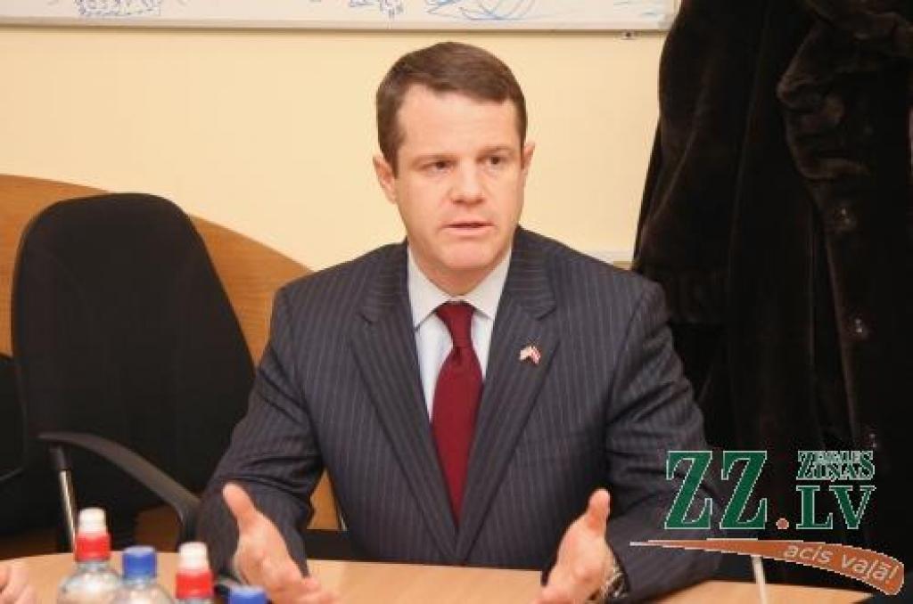 ASV vēstnieks Latvija Čārlzs Larsons.
Autors: Inga Karlinska.