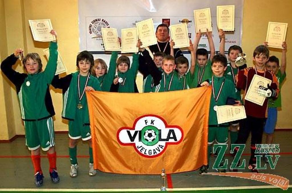 Uzvarētāji U – 10 grupā - «Violas» jaunie futbolisti.
Autors: Agris Samcovs.