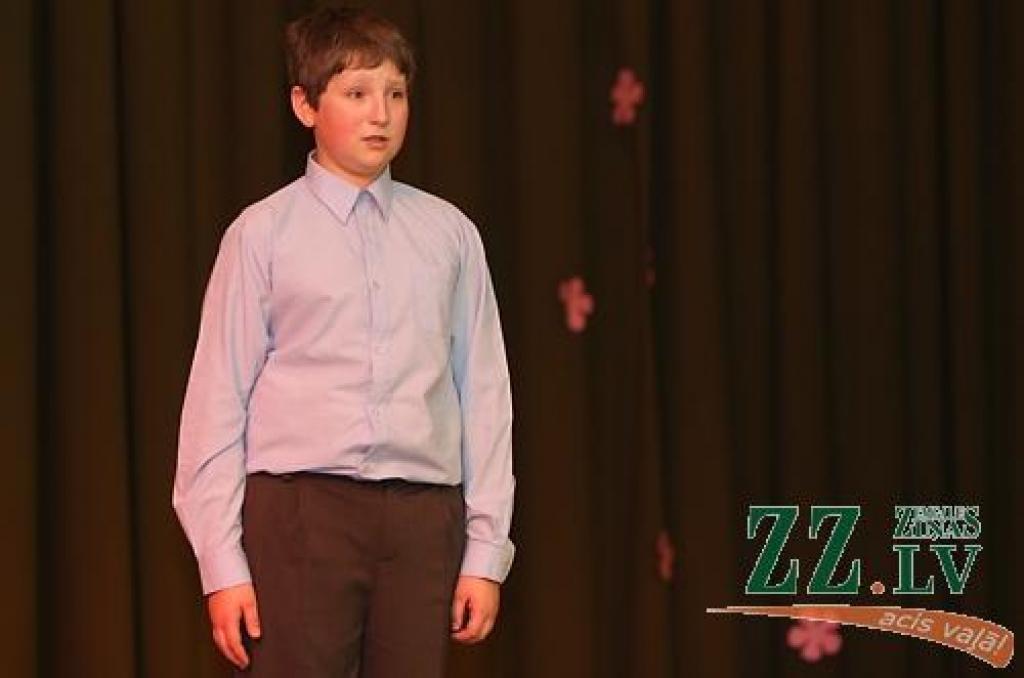 Zemgales novada konkursā piedalīsies Šķibes pamatskolas audzēknis Kārlis Amatnieks...
Autors: Krišjānis Grantiņš.