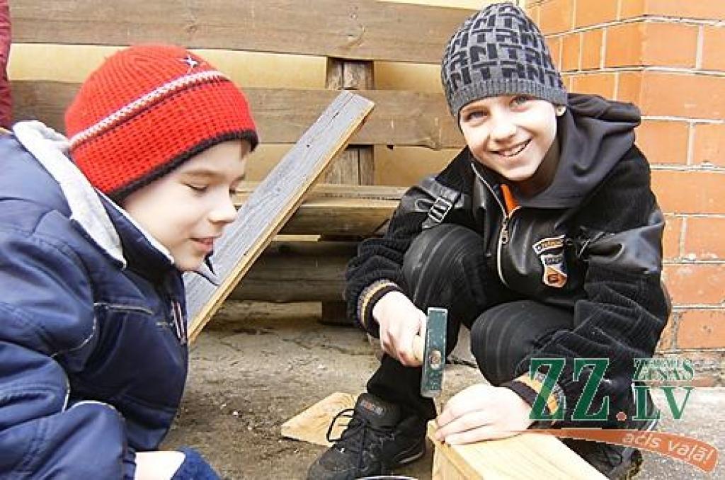 Top pirmais putnu būris - Gustavs Prolis (no kreisās) un Konstantīns Maksimovs.
Autors: Gaitis Grūtups.