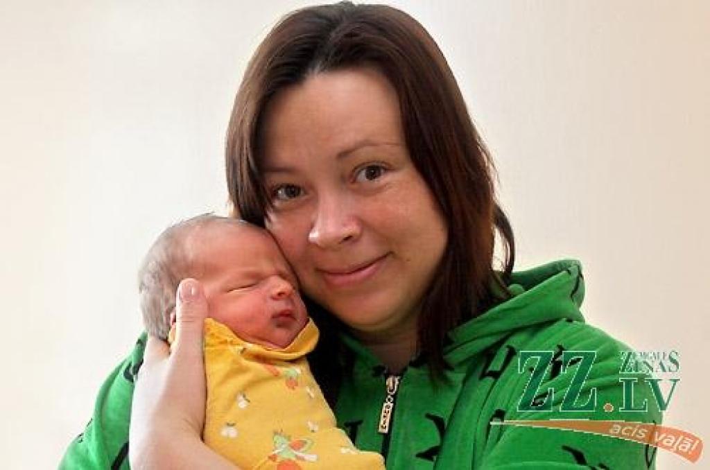 Antra Vilnīte ar dēlu Gustavu.
Autors: Agris Samcovs.