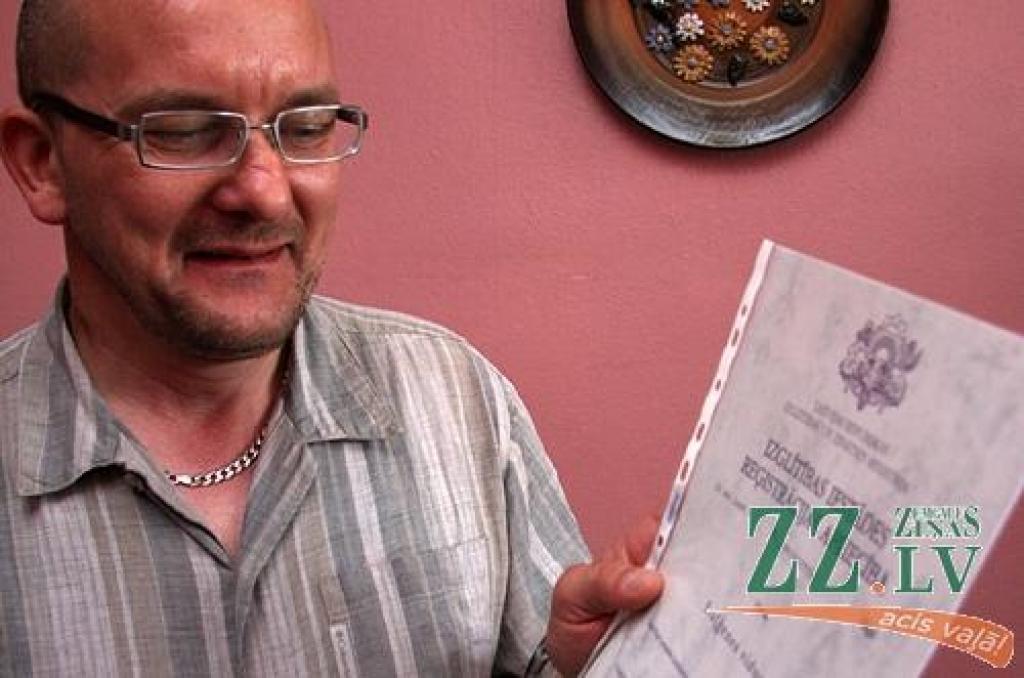 Staļģenes vidusskolas direktors Aivars Naglis.
Autors: Krišjānis Grantiņš.