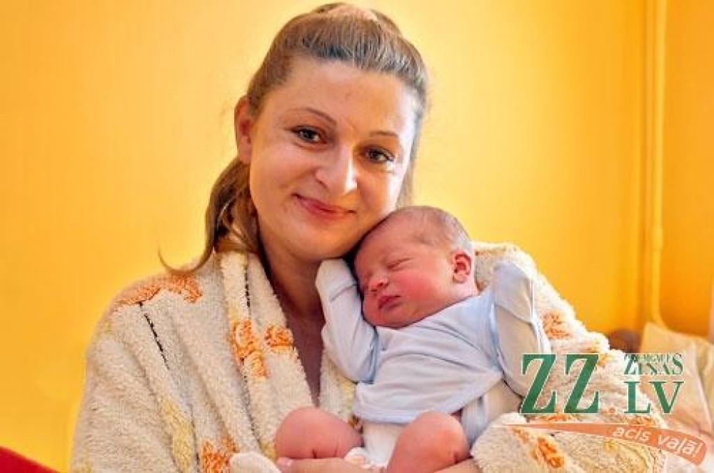 Kristīna Brigmane - Briģe ar dēlu Ričardu.
Autors: Agris Samcovs.