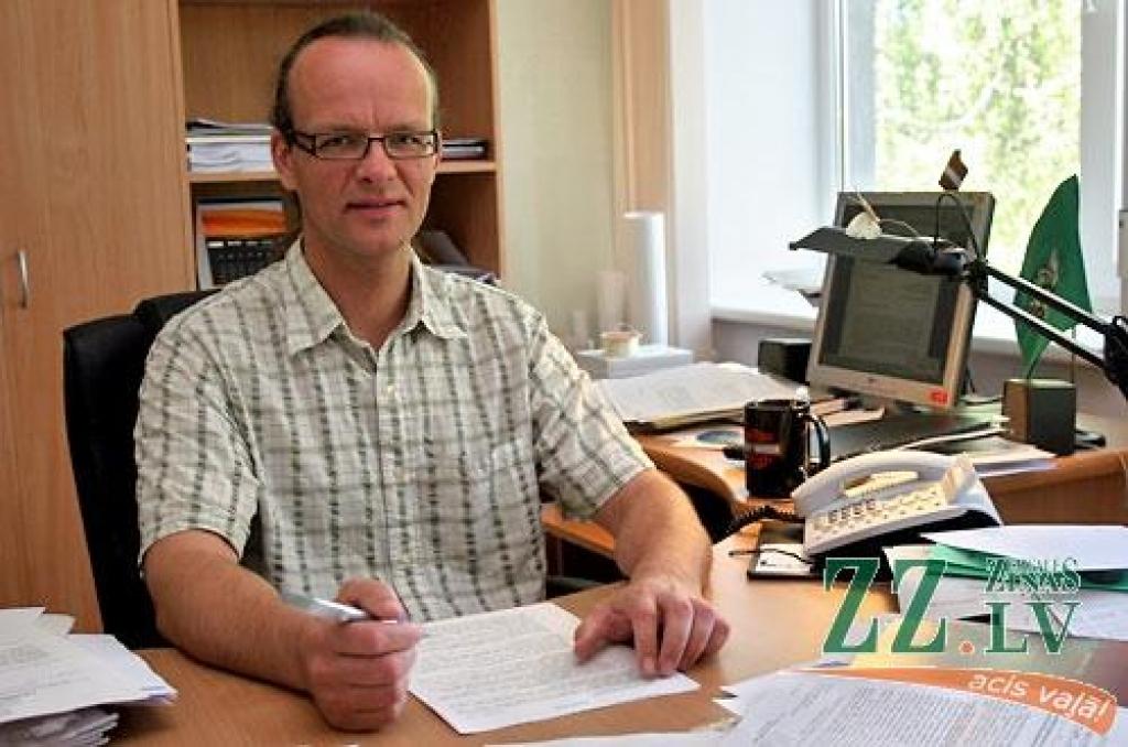 Bijušais Ozolnieku novada pašvaldības izpilddirektors Jānis Kažotnieks.
Autors: Agris Samcovs.