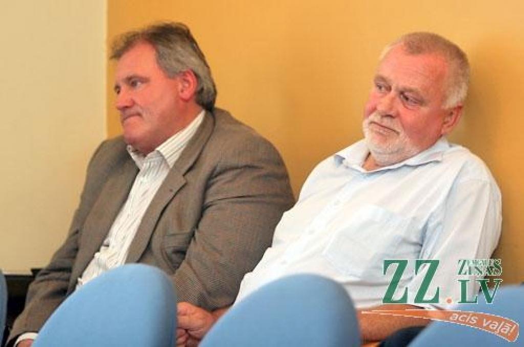 Juris Vidžis (pa kreisi) un Jānis Laizāns
Autors: Agris Samcovs.