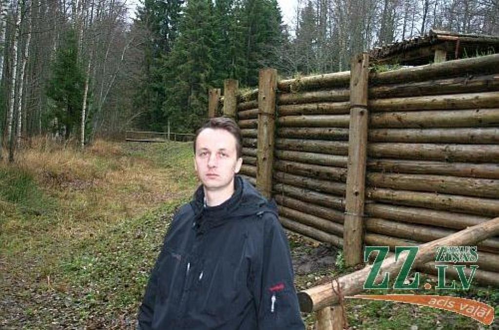 Pēc Dagņa Dedumieša ieceres atjaunotais vācu vaļņa fragments, kas rada reālu priekštatu par latviešu strēlnieku varonību.
Autors: Gaitis Grūtups.