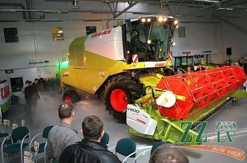 Jaunais un nu arī Latvijas zemniekiem pieejamais «Claas Avero 240» 
Autors: Agris Samcovs