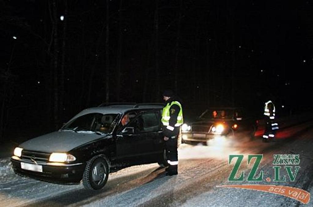 Bauskas policisti reida laikā patrulē Ozolnieku un Jelgavas novados un Jelgavā.
Autors: Andris Andersons