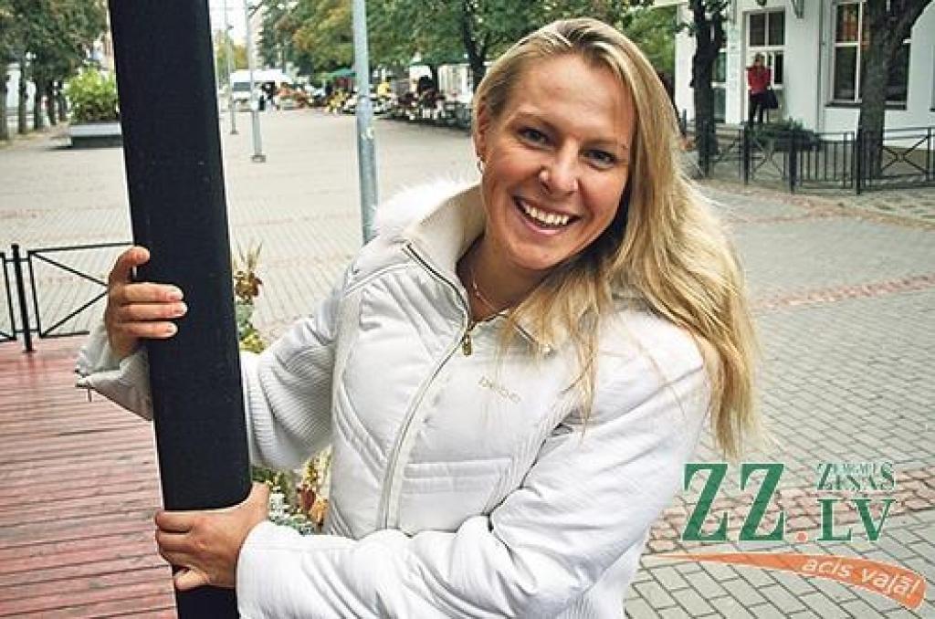 Līga Dekmeijere pērn rudenī Jelgavā.
Autors: Agris Samcovs