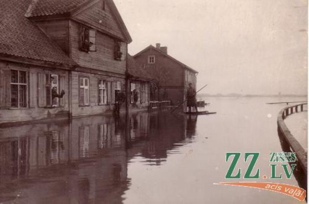 1917.gada plūdi Jelgavā.
Autors: no Normunda Reča kolekcijas