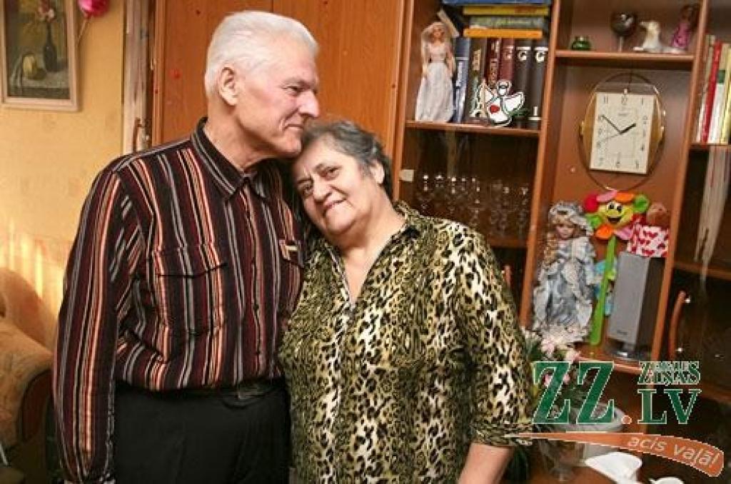 Lilita un Oļģerts Burbes - 50 gadus kopā.
Autors: Agris Samcovs