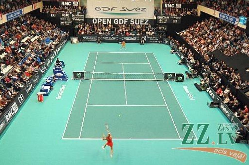 Parīzes turnīra «18th Open GDF SUEZ» korti.
Autors: DPPI / GDF SUEZ