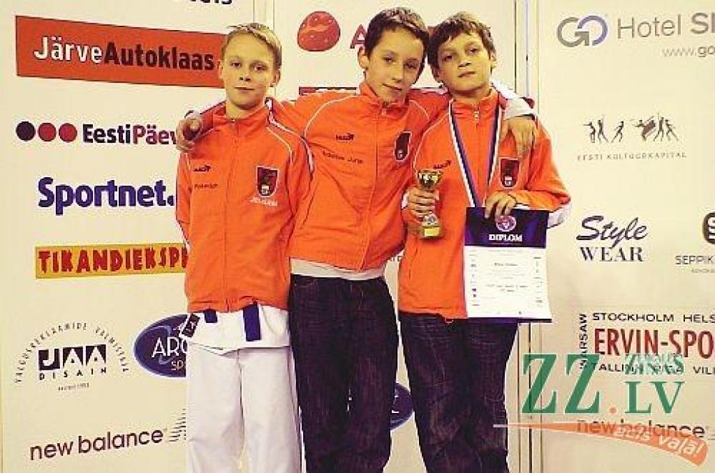 «Shinri» sportisti Tallinas turnīrā.
Autors: no kluba arhīva