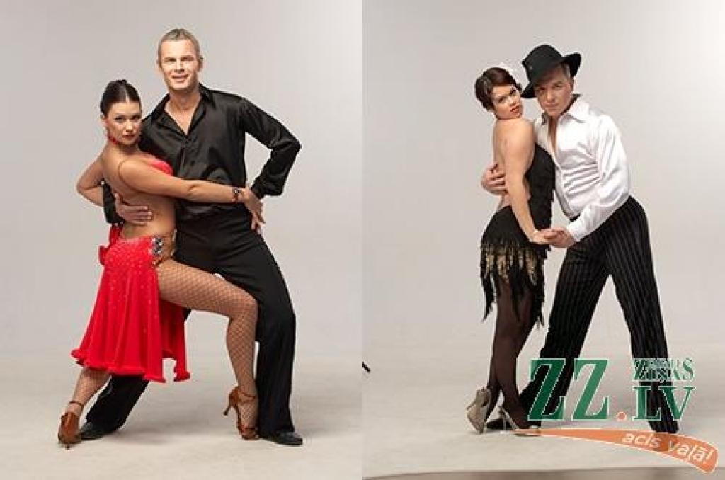 Gundars Lintiņš ar Marinu Martinovu un Māris Pūce ar Santu Didžus.
Autors: TV3 publicitātes foto