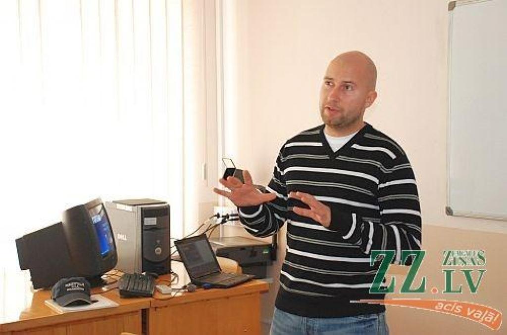 Kompānijas «T-Platforms» pārstāvis Vsevolods Ukrainskis.
Autors: Laine Orbidāne, LLU